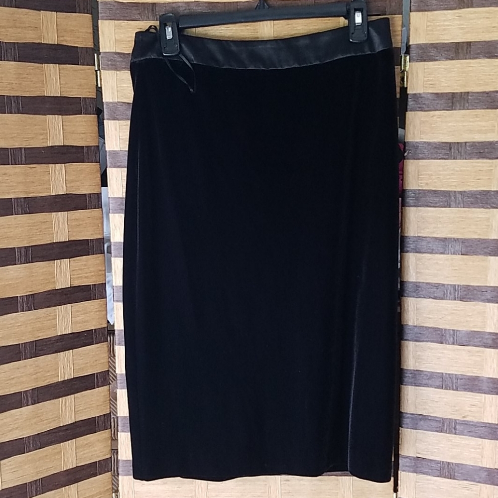 JS Collections velvet skirt